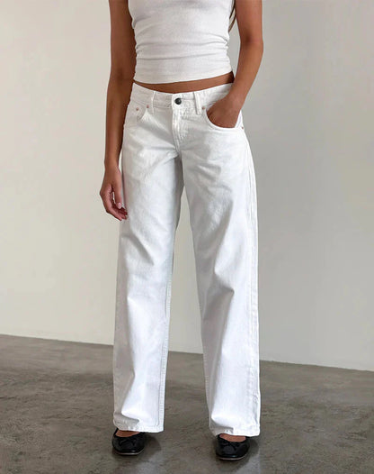Maison Vea - Low-rise jeans
