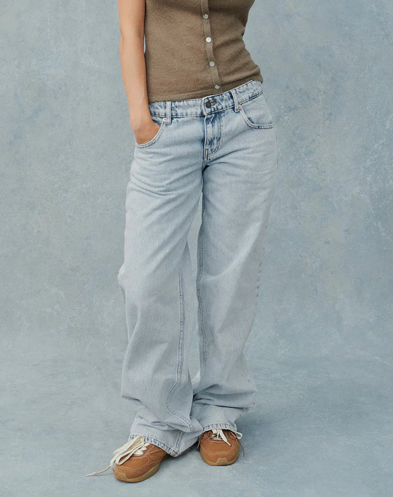 Maison Vea - Low-rise jeans
