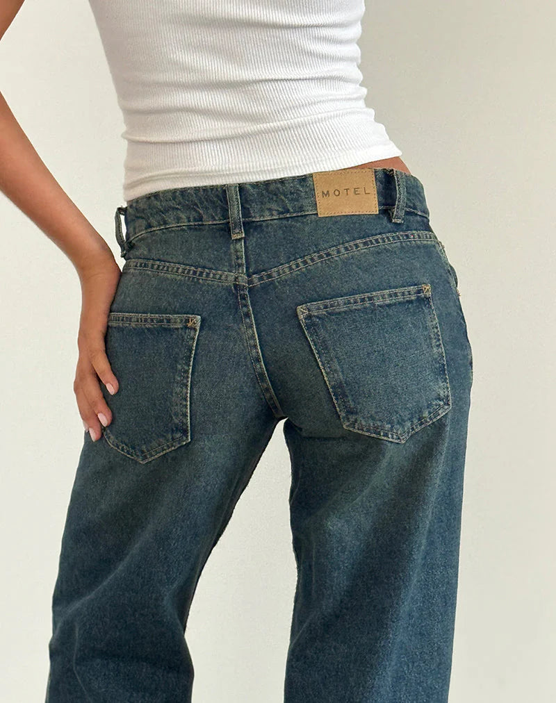 Maison Vea - Low-rise jeans